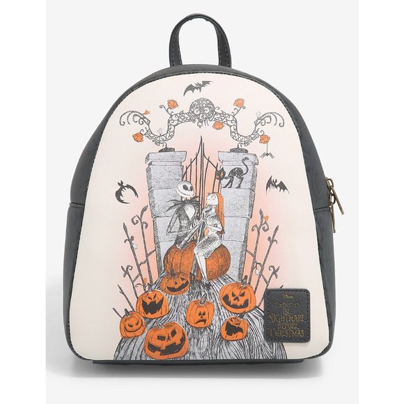 Loungefly Handbags - Loungefly The Nightmare Before Christmas Jack & Sally Graveyard Mini Backpack